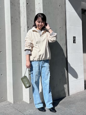 「LAVEANGE（ラビアンジェ）のアイテム」を使った、hyeriさん（レディース・158cm）の秋コーディネート