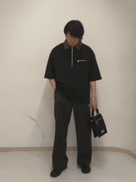 「tk.TAKEO KIKUCHI（ティーケータケオキクチ）のアイテム（トップス）」を使った、サクライさん（メンズ・172cm）の夏コーディネート