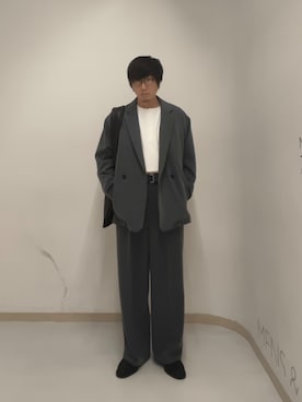 「tk.TAKEO KIKUCHI（ティーケータケオキクチ）のアイテム（ジャケット/アウター）」を使った、サクライさん（メンズ・172cm）の秋コーディネート