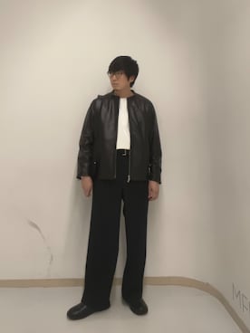 「tk.TAKEO KIKUCHI（ティーケータケオキクチ）のアイテム（ジャケット/アウター）」を使った、サクライさん（メンズ・172cm）の秋コーディネート