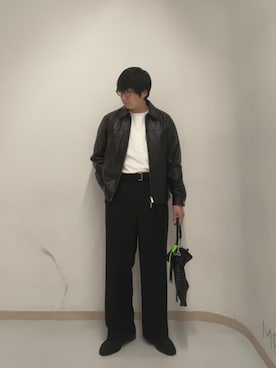 「tk.TAKEO KIKUCHI（ティーケータケオキクチ）のアイテム（ジャケット/アウター）」を使った、サクライさん（メンズ・172cm）の秋コーディネート