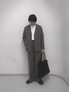 「tk.TAKEO KIKUCHI（ティーケータケオキクチ）のアイテム（バッグ）」を使った、サクライさん（メンズ・172cm）の夏コーディネート