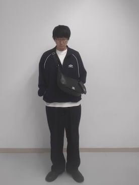 「tk.TAKEO KIKUCHI（ティーケータケオキクチ）のアイテム（パンツ）」を使った、サクライさん（メンズ・172cm）の夏コーディネート
