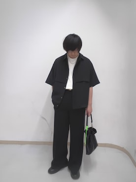 「tk.TAKEO KIKUCHI（ティーケータケオキクチ）のアイテム（アクセサリー）」を使った、サクライさん（メンズ・172cm）の夏コーディネート