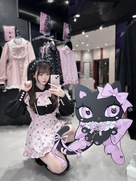 「量産型」｜𝐡𝐢⟡.·さん（レディース・155cm）の秋コーディネート