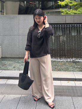 CHISATOさん（レディース・153cm）の夏コーディネート