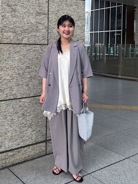 CHISATOさん（レディース・153cm）の夏コーディネート