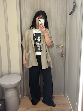 「GALENA（LOUNGEDRESS）（ガレナ）のアイテム」を使った、CHISATOさん（レディース・153cm）の夏コーディネート