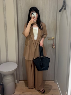「GALENA（LOUNGEDRESS）（ガレナ）のアイテム」を使った、CHISATOさん（レディース・153cm）の夏コーディネート