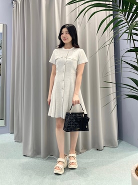 「JILL by JILL STUART（ジルバイジルスチュアート）のアイテム」を使った、runaさん（レディース・153cm）の夏コーディネート