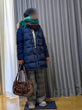 「R&E（アールアンドイー）のアイテム」を使った、sakuさん（レディース・150cm）の冬コーディネート