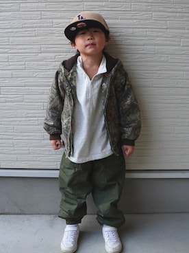 towaさん（キッズ・110cm）の冬コーディネート
