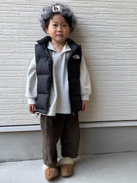 towaさん（キッズ・110cm）の冬コーディネート