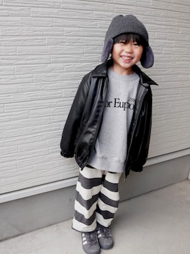 「MARKEY'S（マーキーズ）のアイテム」を使った、towaさん（キッズ・110cm）の冬コーディネート