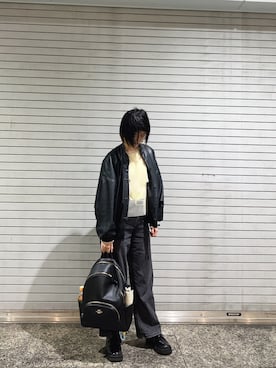 「EDWIN（エドウィン）のアイテム」を使った、pomezzaさん（レディース・158cm）の春コーディネート