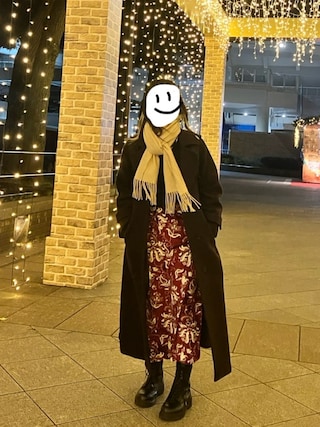 カシミヤ/SUPER140ブレンドトレンチライクウールコートを使った人気