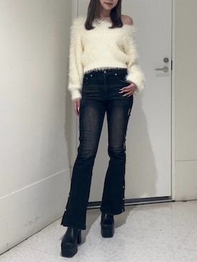 山口葵さん（レディース・160cm）の冬コーディネート