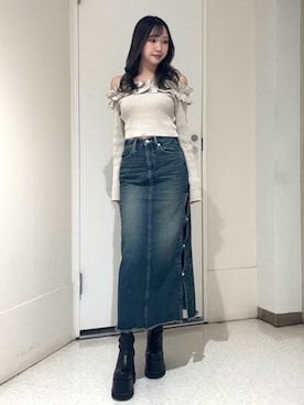 山口葵さん(レディース・160cm)の春コーディネート