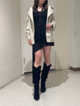 山口葵さん（レディース・160cm）の春コーディネート