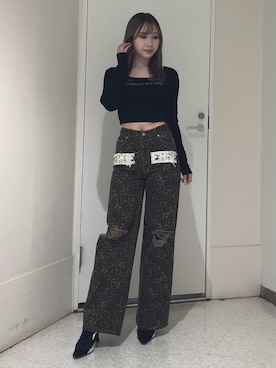 山口葵さん（レディース・160cm）の冬コーディネート