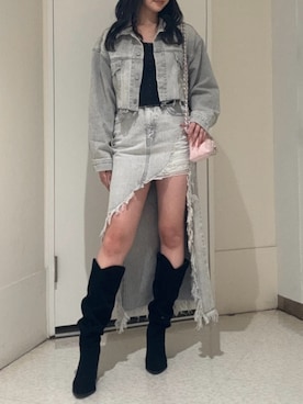 山口葵さん(レディース・160cm)の冬コーディネート