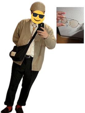 「アイテム（シャツ/ブラウス）」を使った、トッティさん（メンズ・165cm）の秋コーディネート