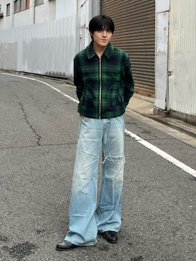 「アイテム（セットアップ）」を使った、Mahiroさん（メンズ・175cm）の秋コーディネート