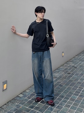 井上真宏さん（メンズ・175cm）の夏コーディネート