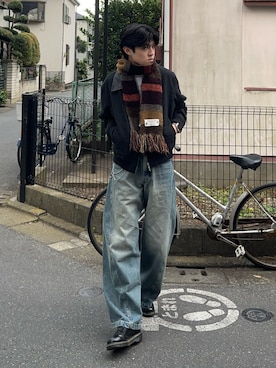 Mahiroさん（骨格ウェーブ・メンズ・175cm）の冬コーディネート