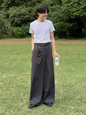 井上真宏さん（メンズ・175cm）の春コーディネート