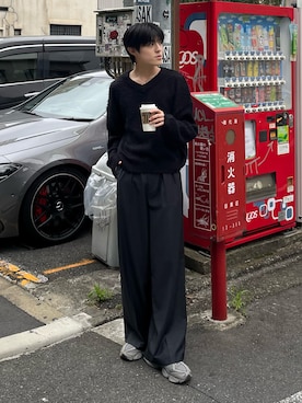 Mahiroさん（骨格ウェーブ・メンズ・175cm）の秋コーディネート