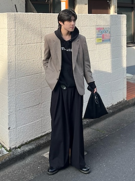 Mahiroさん（骨格ウェーブ・メンズ・175cm）の秋コーディネート