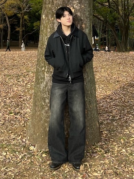 Mahiroさん（骨格ウェーブ・メンズ・175cm）の秋コーディネート