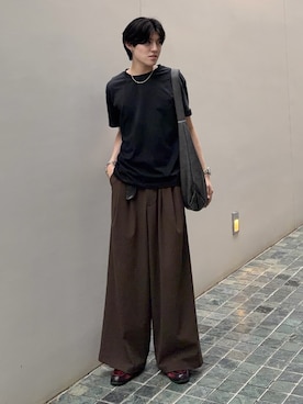 井上真宏さん（メンズ・175cm）の夏コーディネート
