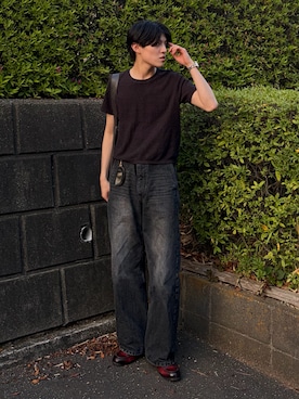 「AGILITY（アジリティー）のアイテム（財布/小物）」を使った、井上真宏さん（メンズ・175cm）の春コーディネート