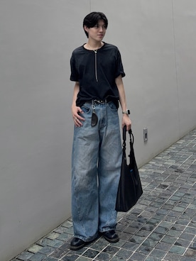 井上真宏さん（メンズ・175cm）の夏コーディネート
