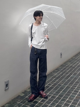 井上真宏さん（メンズ・175cm）の夏コーディネート