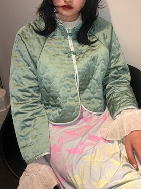 「アイテム（ジャケット/アウター）」を使った、pinriko1119さん（レディース・168cm・10代）の秋コーディネート