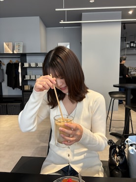 「Riberry（リベリー）のアイテム」を使った、azukiさん（レディース・160cm）の春コーディネート