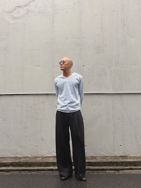 「KAIKO（カイコー）のアイテム」を使った、matwodamさん（メンズ・180cm）の夏コーディネート