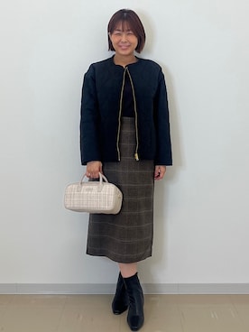 「index（インデックス）のアイテム」を使った、あずささん（レディース・156cm）の秋コーディネート