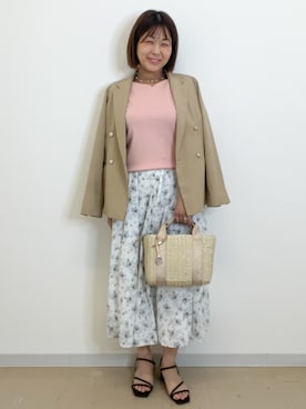 あずささん(レディース・156cm)の春コーディネート