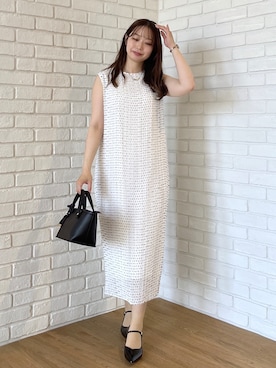 「UNTITLED（アンタイトル）のアイテム」を使った、Saekoさん（レディース・159cm）の夏コーディネート