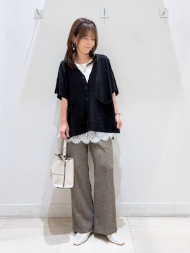 「GLOBAL WORK（グローバルワーク）のアイテム（パンツ）」を使った、kimi5amuroaさん（レディース・154cm）の夏コーディネート