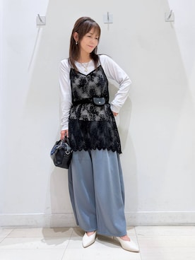 「アイテム（ボストンバッグ）」を使った、kimi5amuroaさん（レディース・154cm・50代）の秋コーディネート