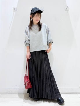 「GLOBAL WORK（グローバルワーク）のアイテム（キャップ）」を使った、kimi5amuroaさん（レディース・154cm）の秋コーディネート