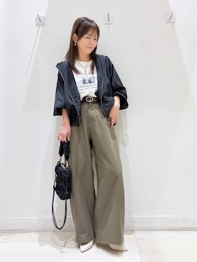 「GLOBAL WORK（グローバルワーク）のアイテム（ブルゾン）」を使った、kimi5amuroaさん（レディース・154cm）の秋コーディネート