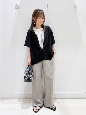 「GLOBAL WORK（グローバルワーク）のアイテム」を使った、kimi5amuroaさん（レディース・154cm）の夏コーディネート
