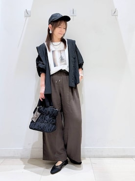 「GLOBAL WORK（グローバルワーク）のアイテム（帽子）」を使った、kimi5amuroaさん（レディース・154cm）の夏コーディネート
