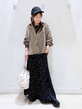 「GLOBAL WORK（グローバルワーク）のアイテム（キャップ）」を使った、kimi5amuroaさん（レディース・154cm）の秋コーディネート